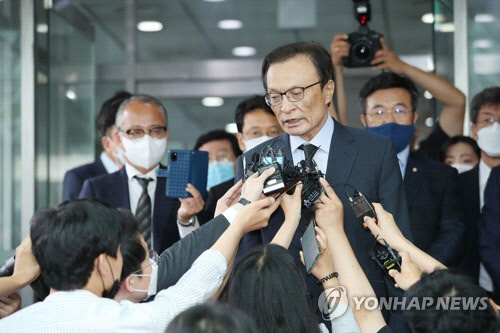 취재진 질타하는 이해찬 대표 [연합뉴스]